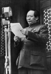 This file photo dated 01 October 1949 shows Mao Ze
